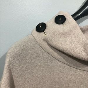 Antonelli Firenze 100% virgin wool cowl neck dress, size 50